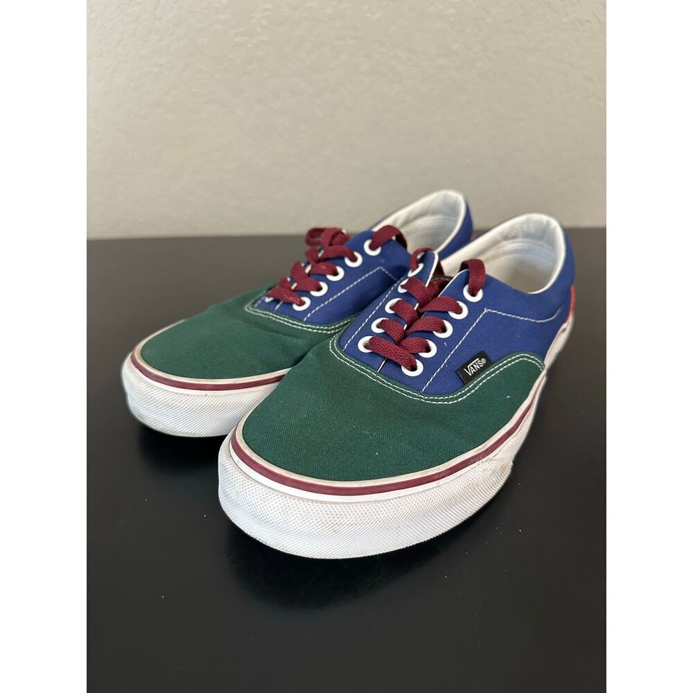 Vans Old Skool Multi Color Skater Low Top Sneaker Shoes Men 8.5 Skateboard Emo